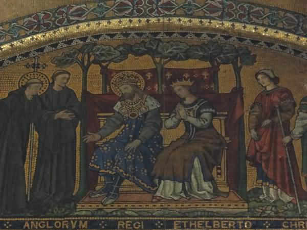 Sveti Etelbert, sveta Berta i sveti Augustin