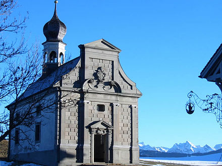 Sveti Meinrad - kapela na prijevoju Etzel